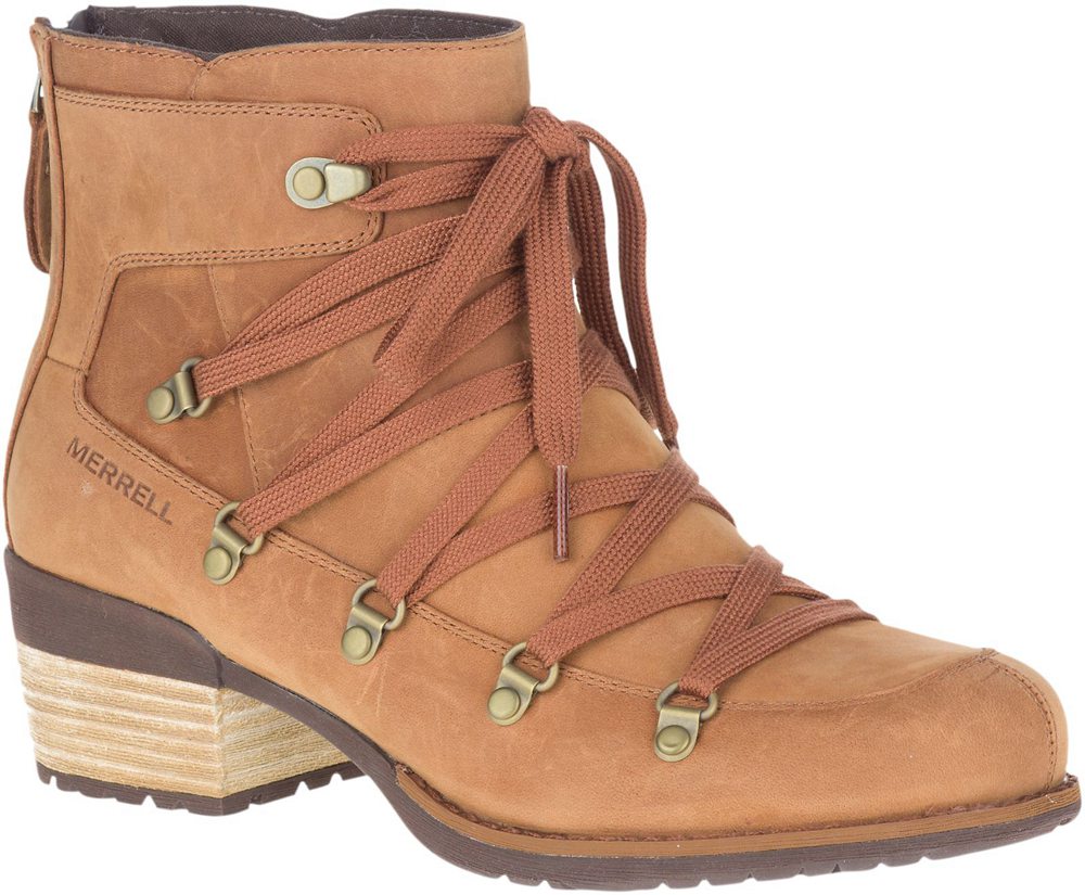 Botas Senhora - Merrell Shiloh Ii - Caqui - QDN670142